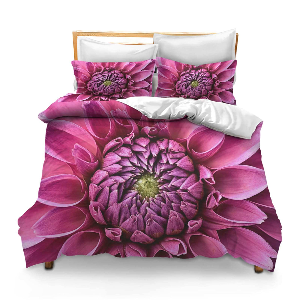 Printed Comforter Cover Set Twin Variegated Daisies Bedspread Room Decor for Kids