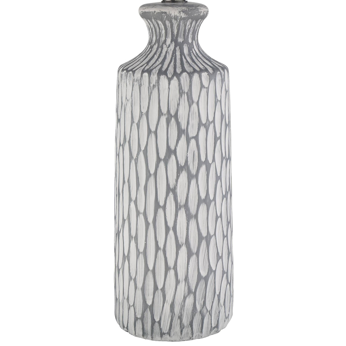 Patrick Modern Coastal Table Lamp 26 1/4" High Whitewash Gray