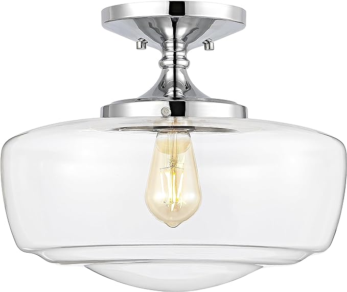 JYL7517E Marfa 14" Glass/Iron Farmhouse Modern Bohemian Cottage Farmhouse Rustic