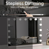 Hollywood Vanity Mirror with Lights 23x18 - 15 LED Bulbs