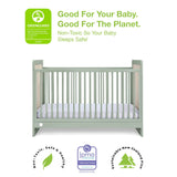 babyGap Liam 4-in-1 Convertible Crib - Greenguard Gold Certified, Sage Green/Natural