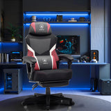 Ergonomic Mesh Gaming Chair with Footrest - High-Back Reclining Office Chair