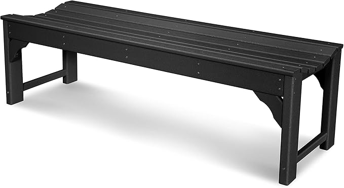 Traditional Garden 60-Inch Backless Bench, Sand