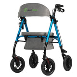 All-Terrain Rollator with Padded Seat for Seniors, Outdoor Off Road Rolling Walker