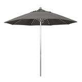 15FT Solar LED Patio Umbrella with Base,Outdoor Double-Sided Umbrella with Crank Handle,