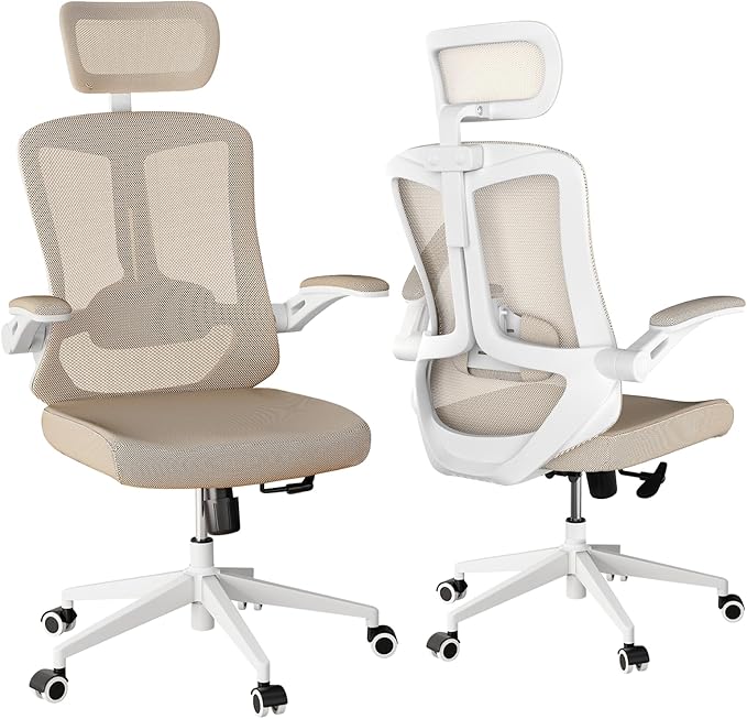 Office Chair Ergonomic Desk Chair, Home Mesh Office Desk Chairs with Wheels