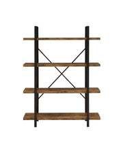 Bookcase Antique Nutmeg and Black 805806