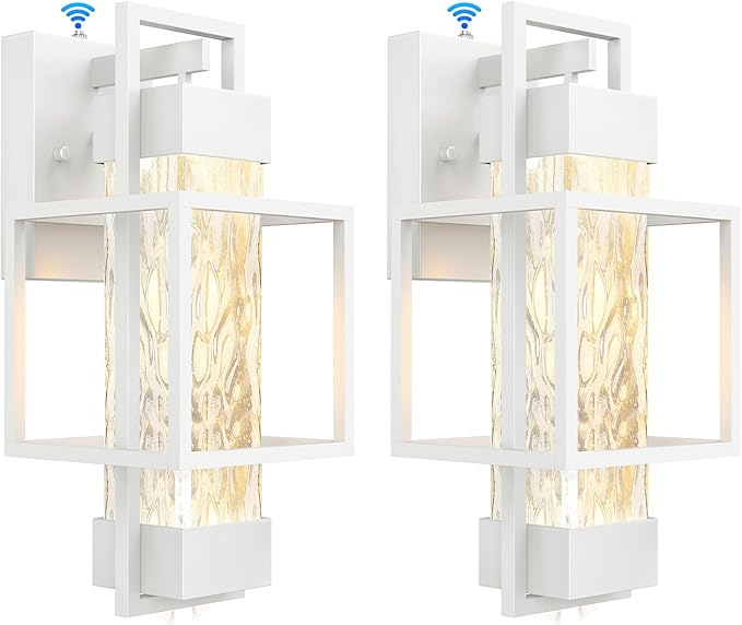 Modern Outdoor Light Fixtures Dusk to Dawn Outdoor Lighting 2 Pack