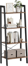 Ladder Shelf, 4-Tier Bookshelf, Storage Rack