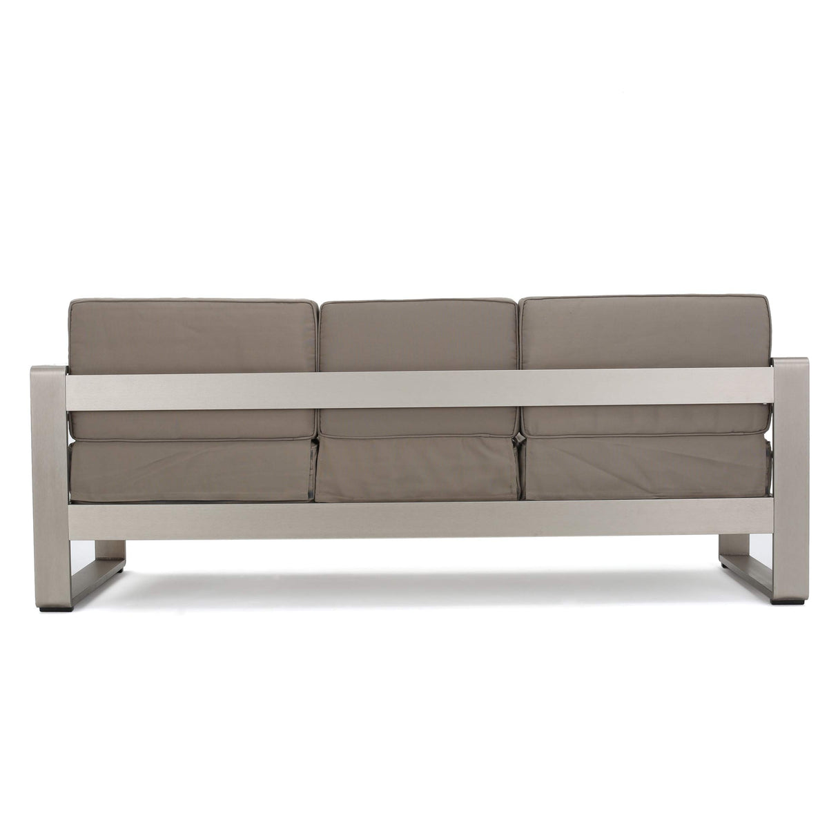 Cape Coral Outdoor Loveseat Sofa with Tray