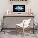 47 inch Computer Desk Modern Writing Desk, Simple Study Table, Industrial Office Desk