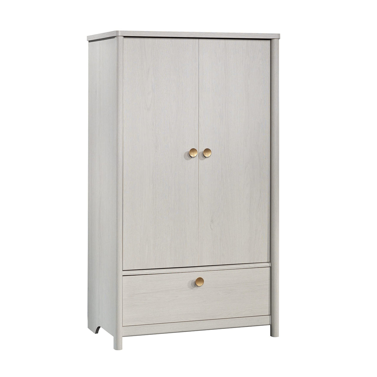 Dover Edge Bedroom Armoire with Drawer, L: 34.17" x W: 21.18" x H: 60.04