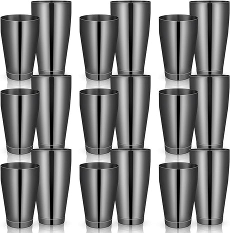 16 Pcs Cocktail Shakers Professional Bar Shaker Boston Shaker Set Stainless