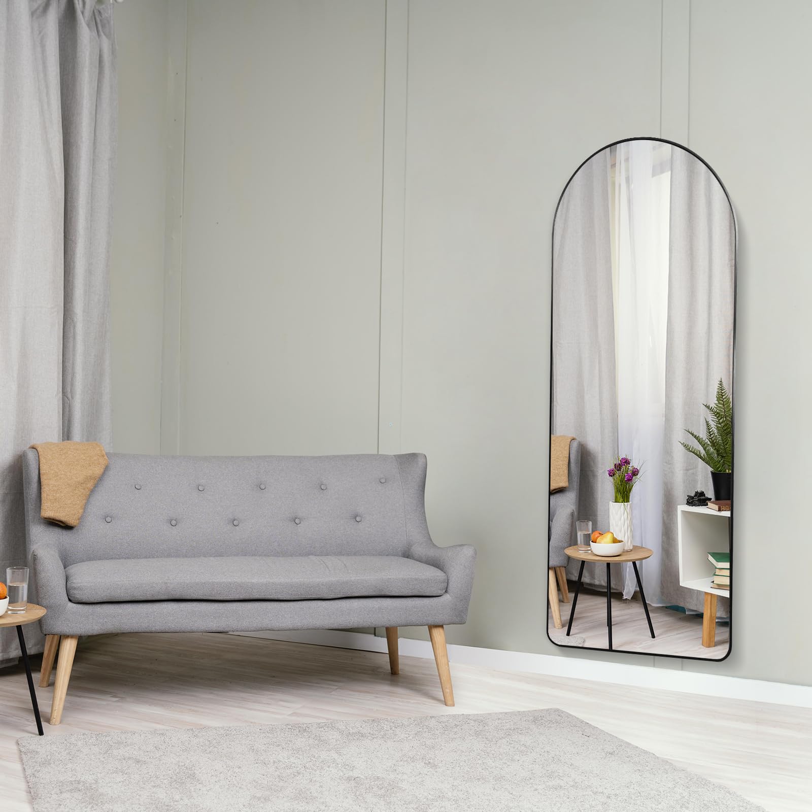 Floor Mirrors Full Length Mirrors  Arched Floor Mirror