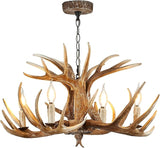 Farmhouse Antler Chandelier 12-Light, Lagre Rustic Antler Light Fixtures
