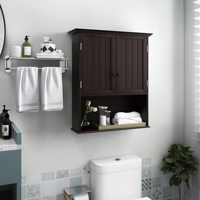 Bathroom Cabinet Wall Mounted, Bathroom Storage Cabinet w/Adjustable Shelf