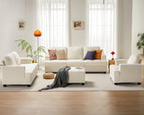 89 Inch Sofa, Comfy Sofa Couch with Extra Deep Seats, 3 Seater Sofa