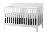 Logan 4-in-1 Convertible Crib, Snow White, GreenGuard Gold Certified