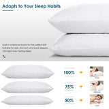 Cooling Bed Pillows for Sleeping 2 Pack, Shredded Memory Foam Pillows