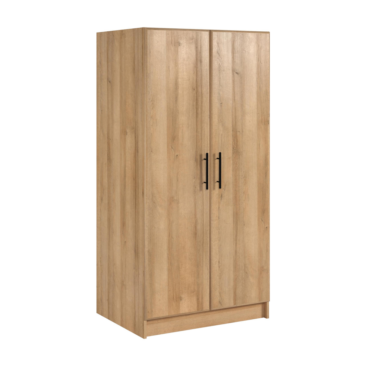 Elite 32 inch Storage Cabinet, 16" D x 32" W x 65" H, Oak