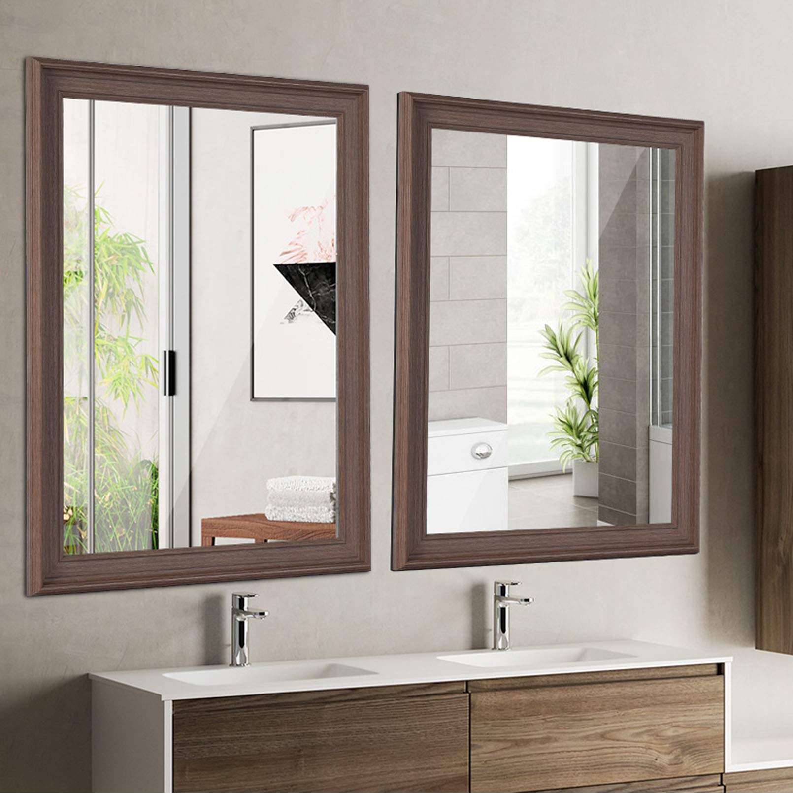 Rectangular Mirror Wall Mirror - Decorative Hanging Mirror