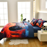 Twin Comforter Set with Sheets for Boys,6 Pcs Gamer Bedding Set