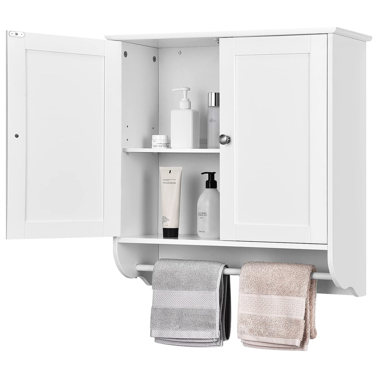 Bathroom Cabinet Wall Mounted, Over The Toilet Space Saver Medicine Cabinet