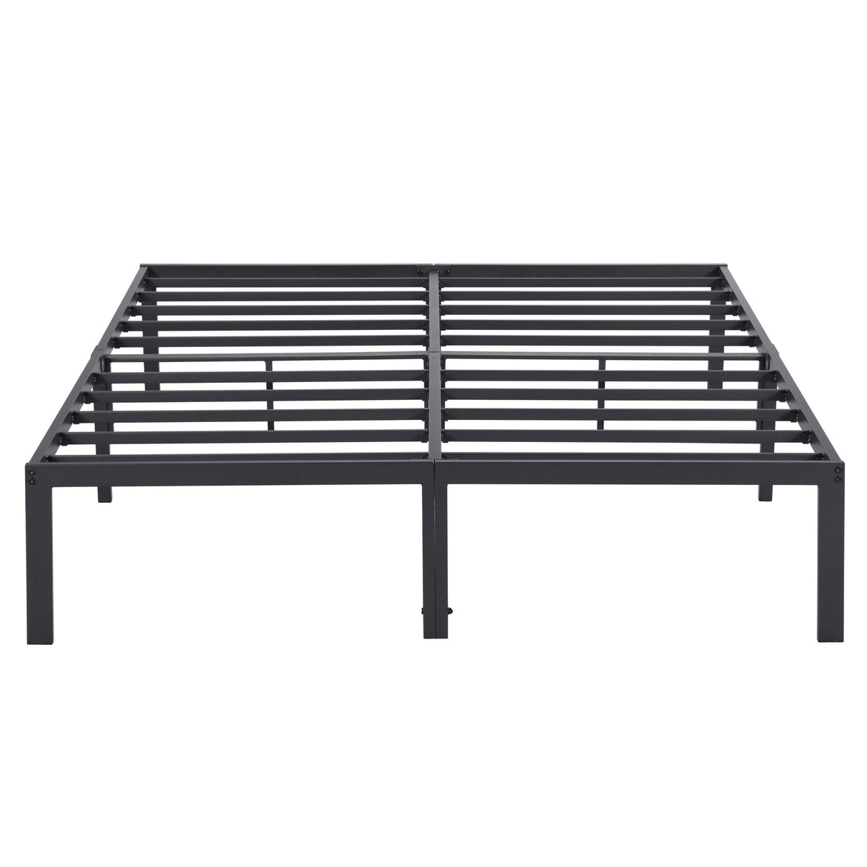 14 Inch Dura Metal Steel Slat Bed Frame, Twin XL