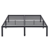 14 Inch Dura Metal Steel Slat Bed Frame, Twin XL