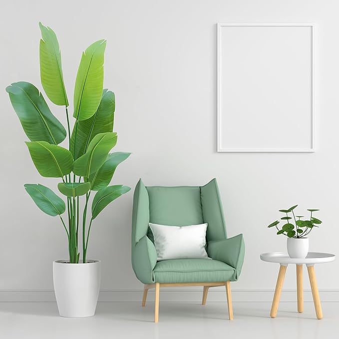 Artificial Palm Tree Indoor 5ft with with Realistic Leaves and Adjustable
