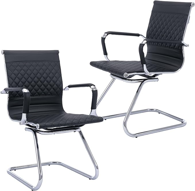 Office Guest Chairs Reception Chairs Waiting Room Chairs Set of 6 Conference Room