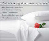 Certified Luxury 100% Egyptian Cotton Sheets, King Size Bed Sheets,