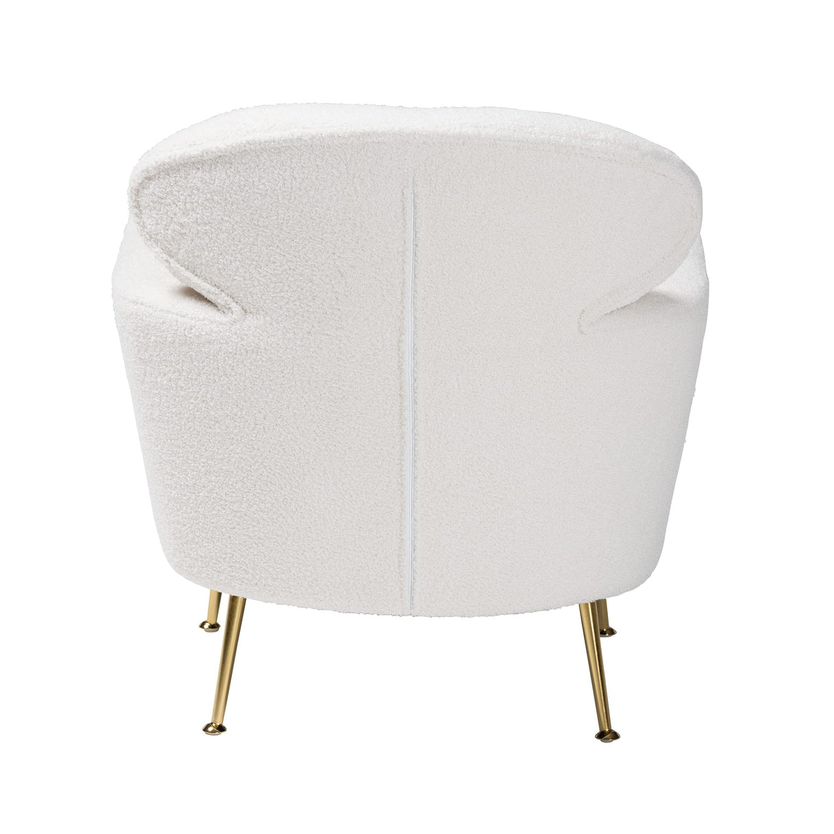 Baxton Studio Fantasia Chair, One Size, Ivory