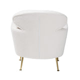 Baxton Studio Fantasia Chair, One Size, Ivory