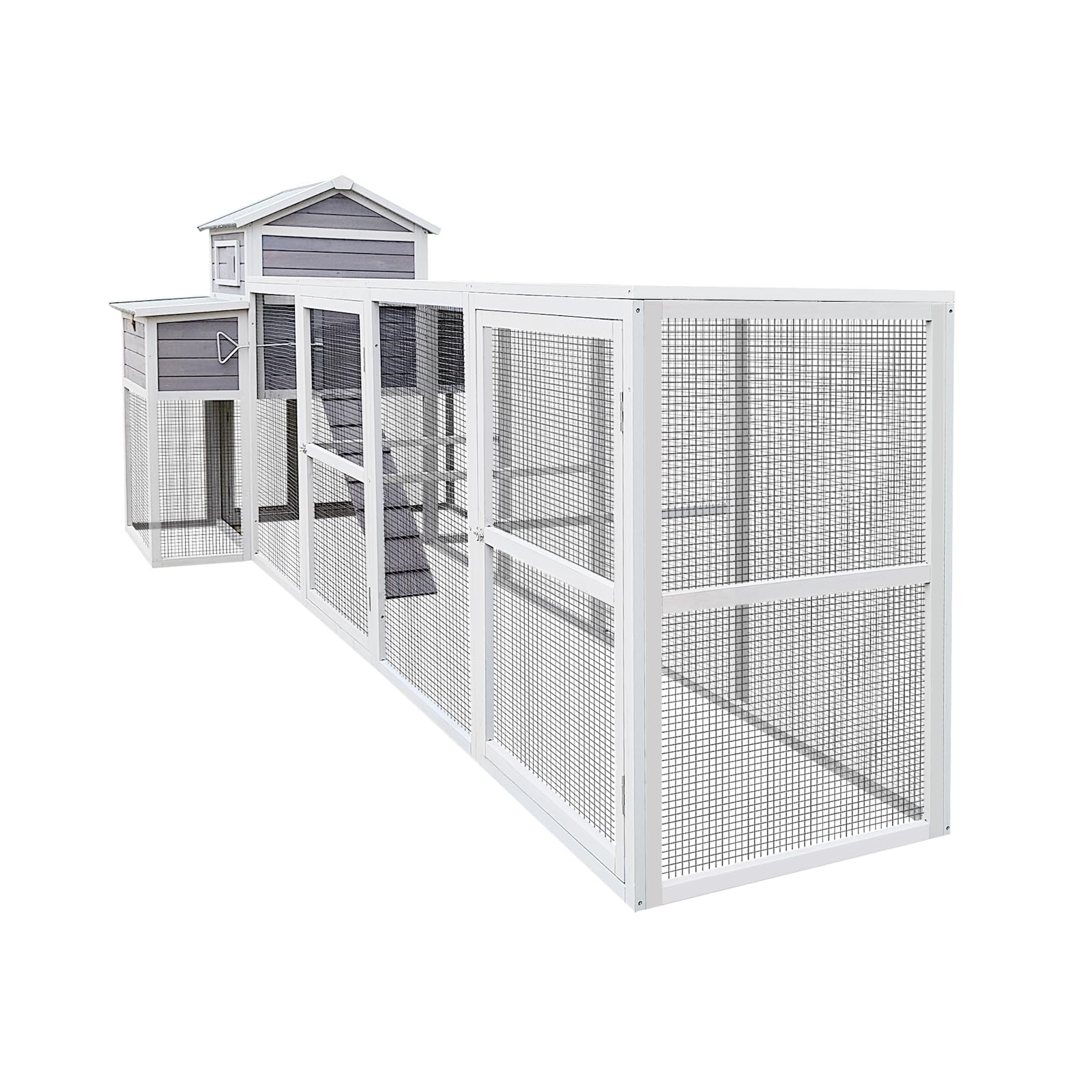 150" Large Chicken Coop for 6-10 Chickens, Outdoor Chicken House