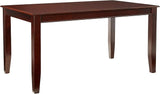 DUT-BLK-T Dudley Kitchen Table - a Rectangle Dining Table Top with Sturdy Legs