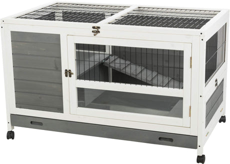 Natura Small Indoor Rabbit Hutch, Pet House for Rabbits and Guinea Pigs