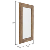 6077 Wall Mirror, Nutmeg