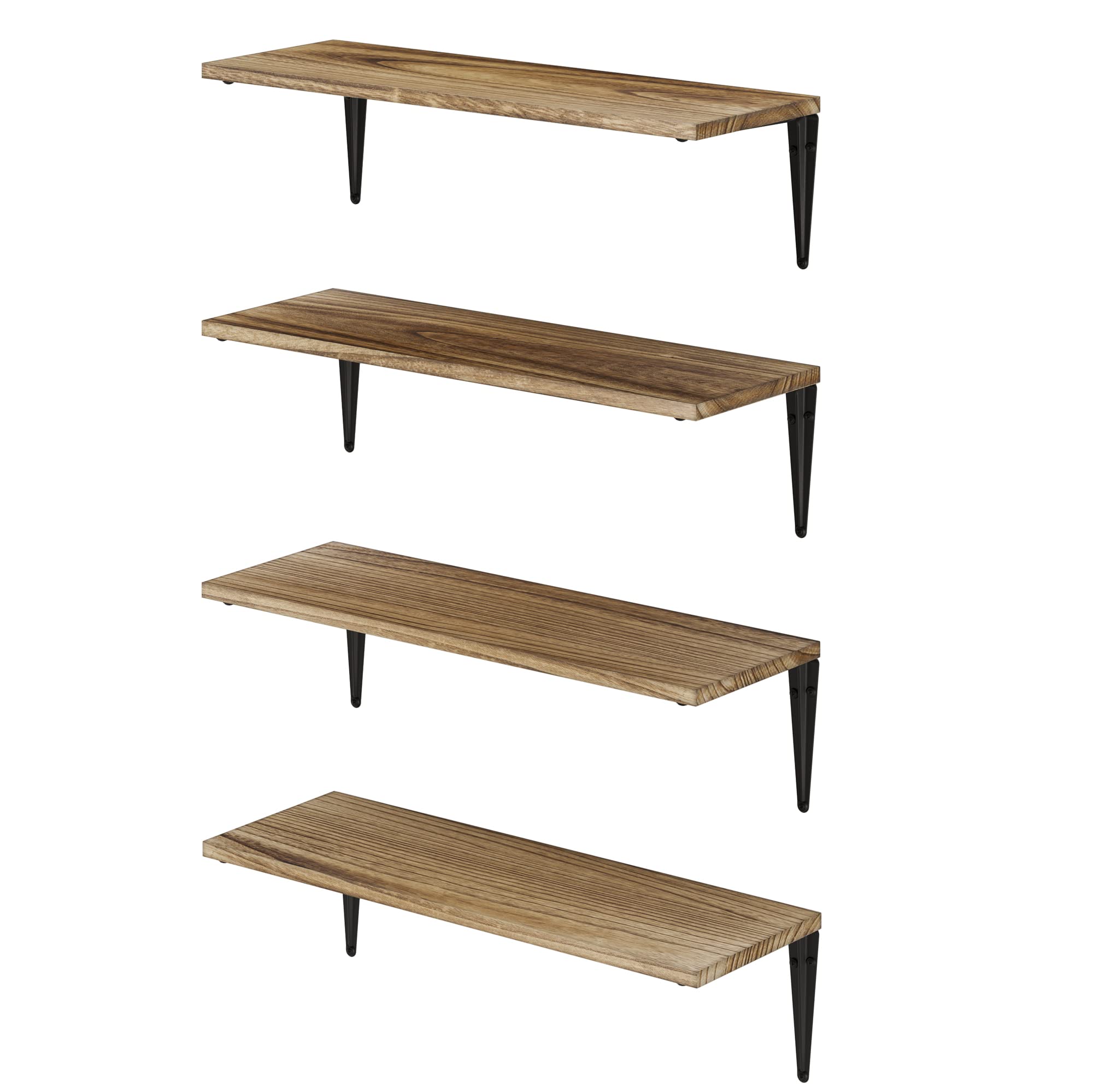 Arras 24"x8" Floating Shelves for Wall Storage, Wall Bookshelf for Living Room Decor