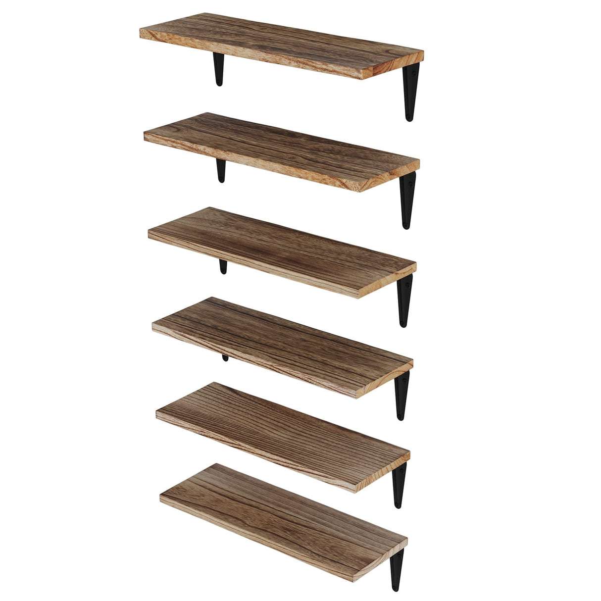 Arras Floating Shelves for Wall, 17"x6" Wall Bookshelves & Storage Shelves Living Room