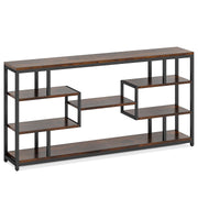 70.87" Console Tables for Living Room, 5-Tier Narrow Long Sofa Tables