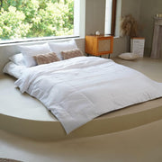 Down Alternative Comforter, White Comforter Queen Size, All Season Soft Duvet, Machine Washable Microfiber Comforter, Lightweight and Breathable Quilt - White, Queen (88x88)