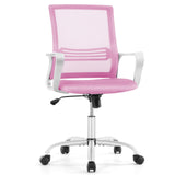 Ergonomic Office Chair Adjustable with Comfortable Lumbar Support, Armrest and Padded Seat