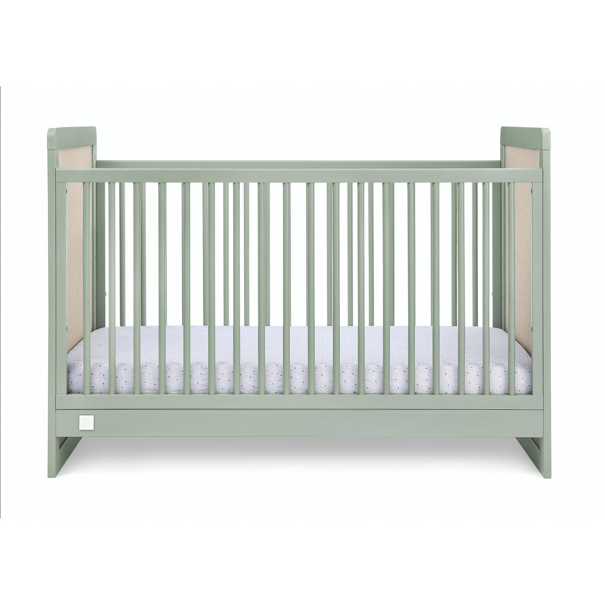 babyGap Liam 4-in-1 Convertible Crib - Greenguard Gold Certified, Sage Green/Natural