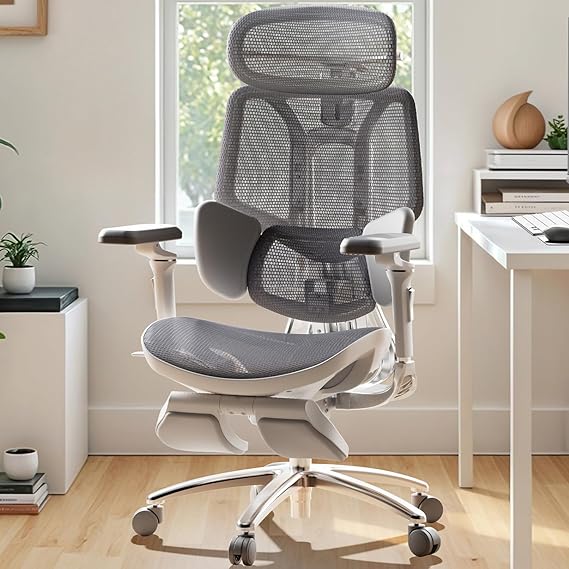 E3 Ultra Ergonomic Office Chair - Big and Tall with 3-Zone Lumbar Support