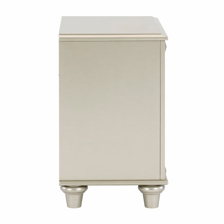 Abney 2-Drawer Nightstand, Champagne