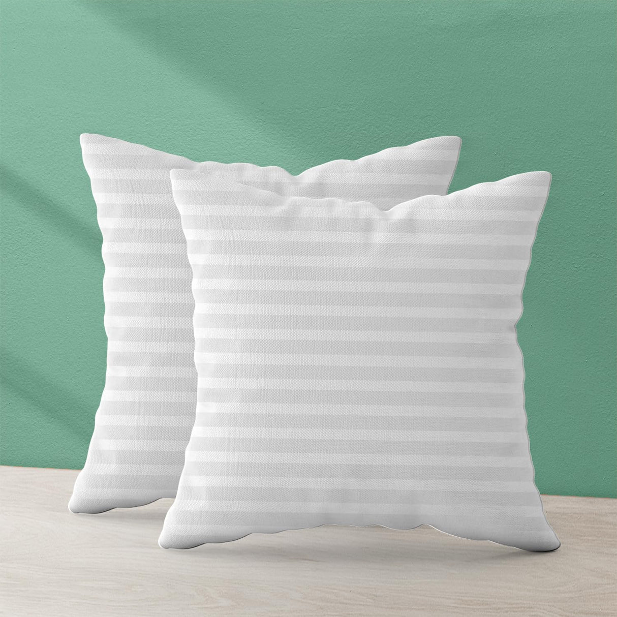 24x24 Throw Pillow Insert (Set of 2, White) Bed and Couch Pillows Stuffer