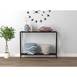 Console Table, Dark Grey