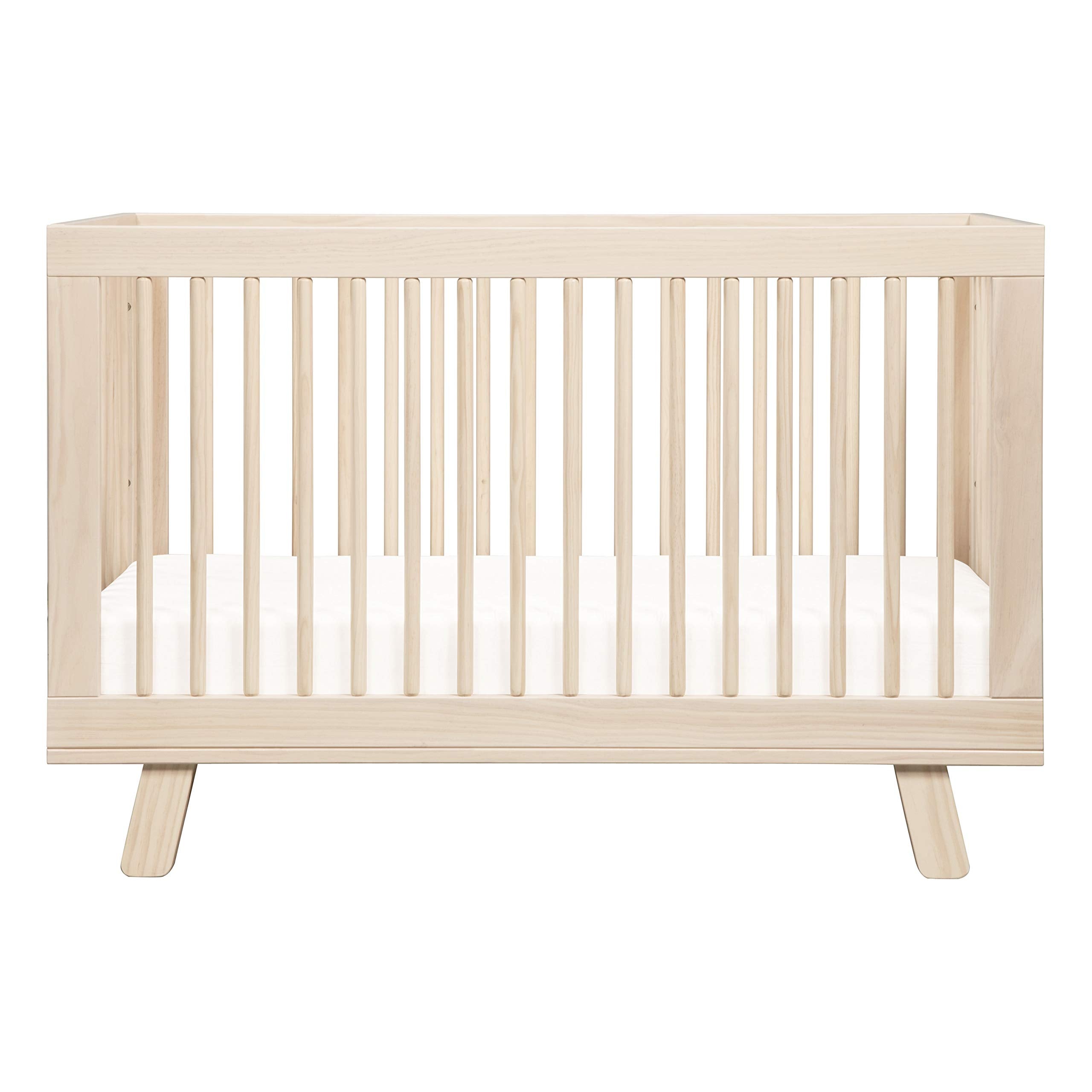 Hudson 3-in-1 Convertible Crib with Toddler Bed Conversion Kit in Washed Natural,