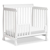 Kalani 4-in-1 Convertible Mini Crib in White | Greenguard Gold Certified